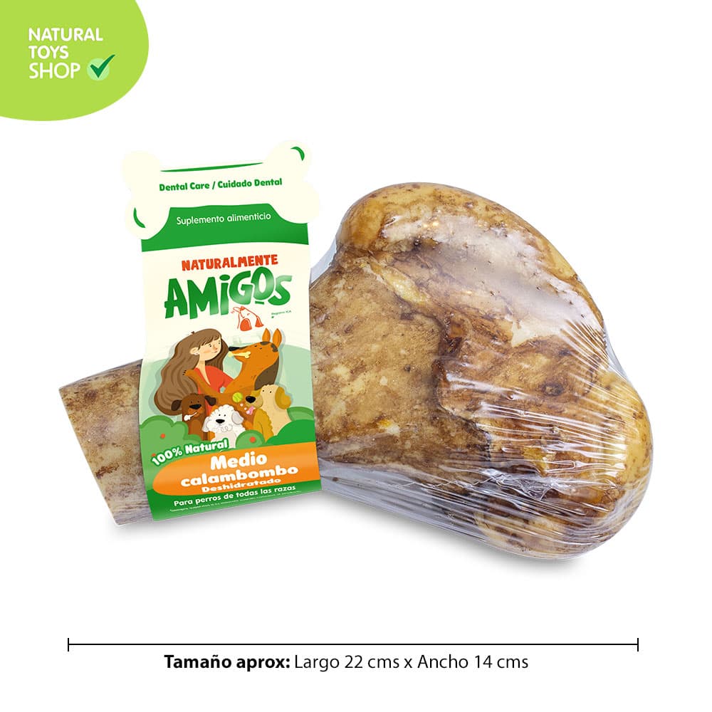Hueso_femur_res_medio_calambombo_natural_deshidratado_amigos_perros_mascotas_a Hueso natural y deshidratado femur res medio calambombo, premio para perros
