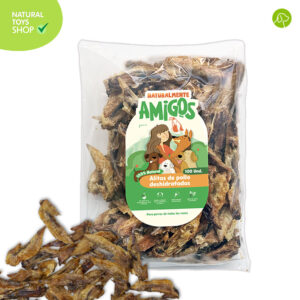 alitas de pollo deshidratadas snacks premios naturales, orgánicos y saludables para perros