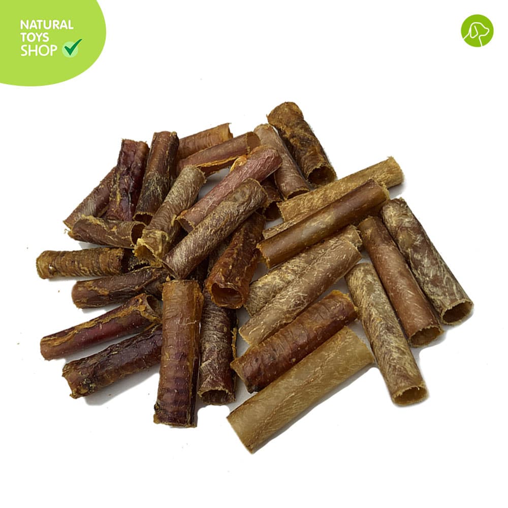 barquillos, traqueas de cerdo deshidratadas snacks premios naturales, orgánicos y saludables para perros