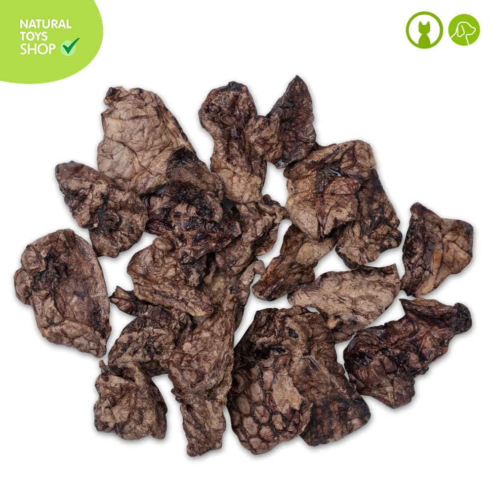 bofe de cerdo deshidratadas snacks premios naturales, orgánicos y saludables para perros y gatos