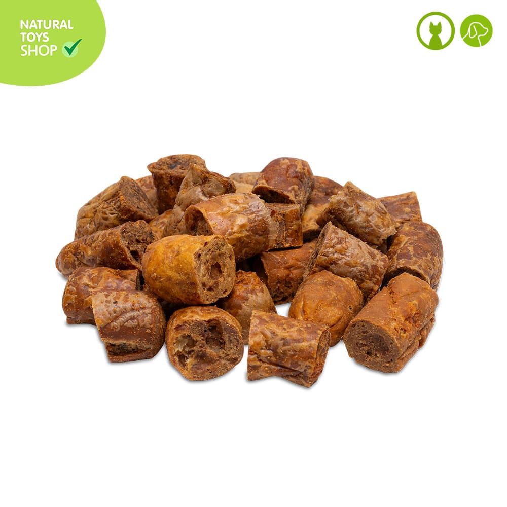 Snacks_chorizos_deshidratados_organico_amigos_naturales_perros_gatos_mascotas_regados-NUEVO chorizos de carne deshidratados snacks premios naturales y saludables para perros y gatos