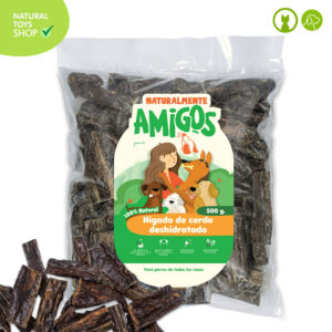 hígados de cerdo deshidratadas snacks premios naturales, orgánicos y saludables para perros gatos