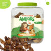 Hojuelas de cerdeo deshidratadas para mascotas, snacks premios naturales, orgánicos y saludables para perros y gatos