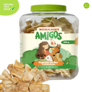 Hojuelas de res deshidratadas para mascotas, snacks premios naturales, orgánicos y saludables para perros