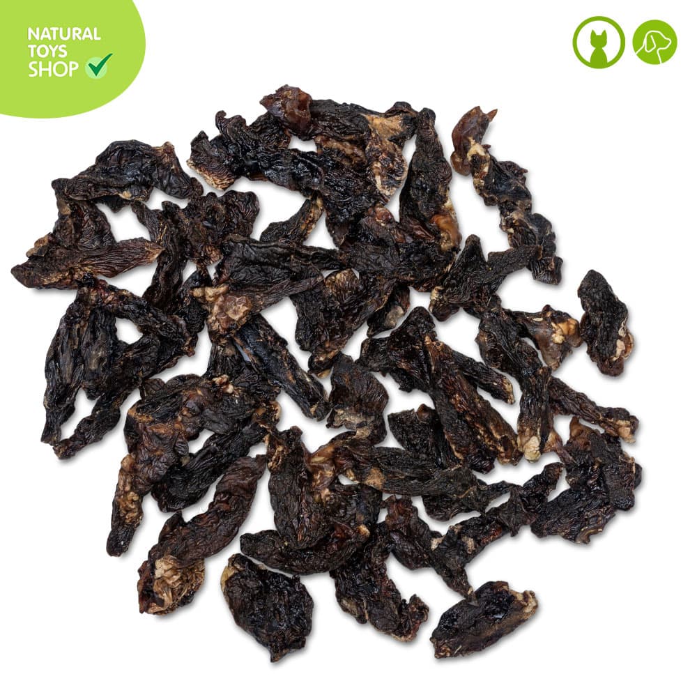 Snacks_jerky_cerdo_deshidratados_organico_amigos_naturales_perros_gatos_mascotas_bombonera_regados Jerky de cerdo deshidratadas snacks premios naturales, orgánicos y saludables para perros y gatos