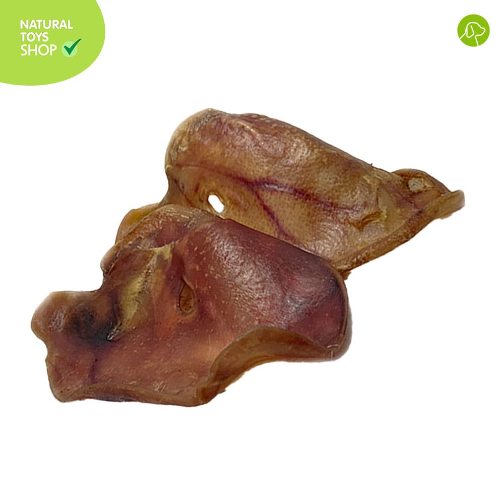 Orejas de cerdo deshidratadas juguete natural para mascotas, snacks premios naturales, orgánicos y saludables para perros