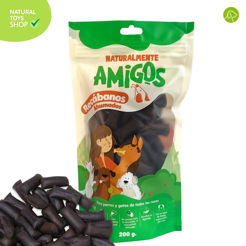 Snacks_recabanos_ahumados_fibra_amigos_naturales_perros_gatos_mascotas_bombonera_200g recabanos ahumados snacks premios naturales y saludables para perros