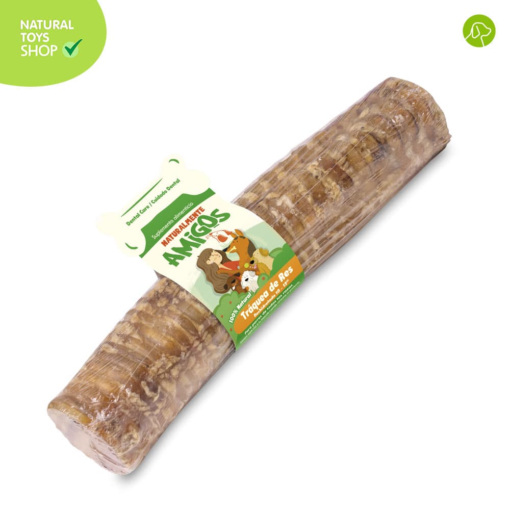 Traquea de res deshidratadas juguete natural para mascotas, snacks premios naturales, orgánicos y saludables para perros