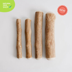 Palos de Café madera para perros, juguete natural